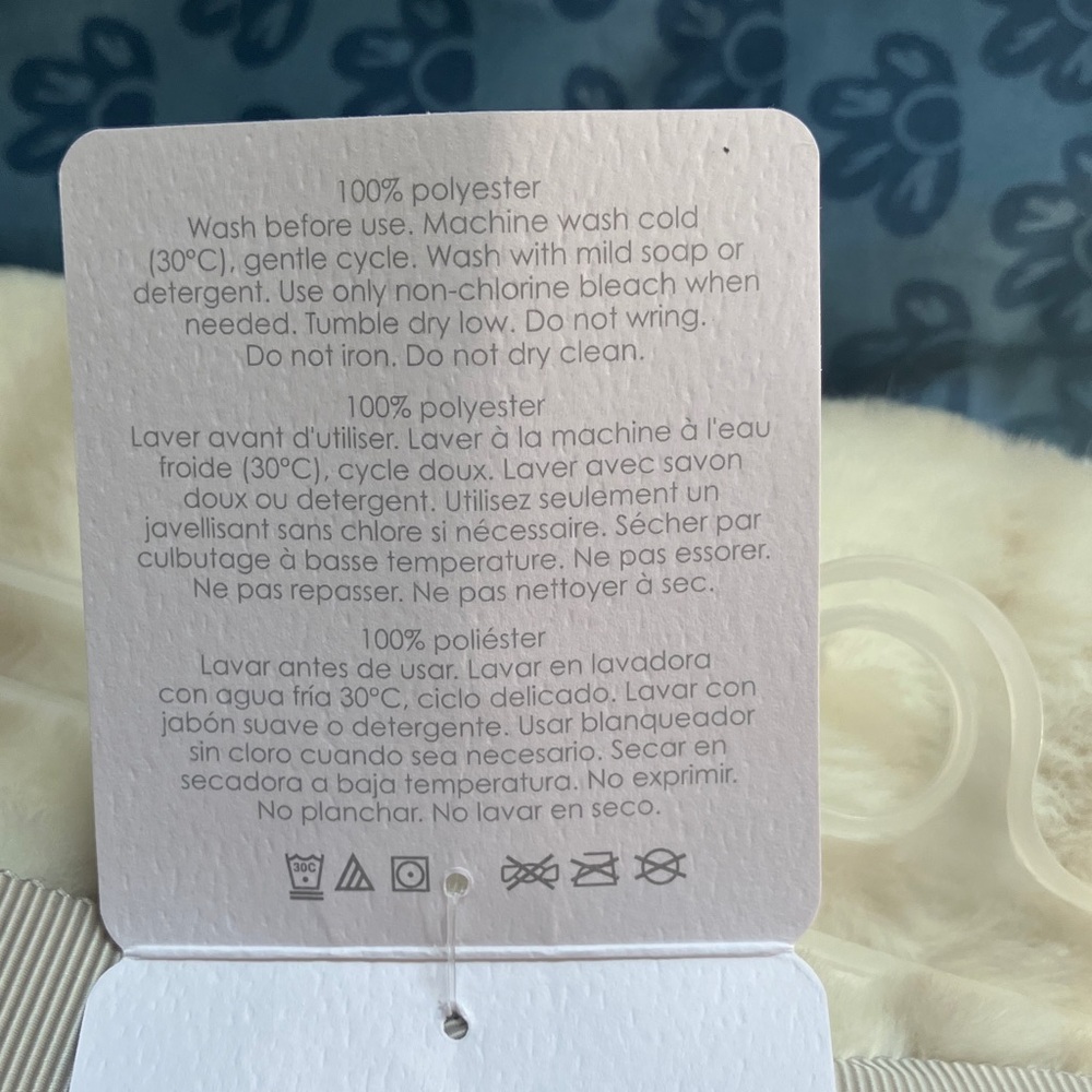 Cream Baby Blanket - Picture 6 of 7